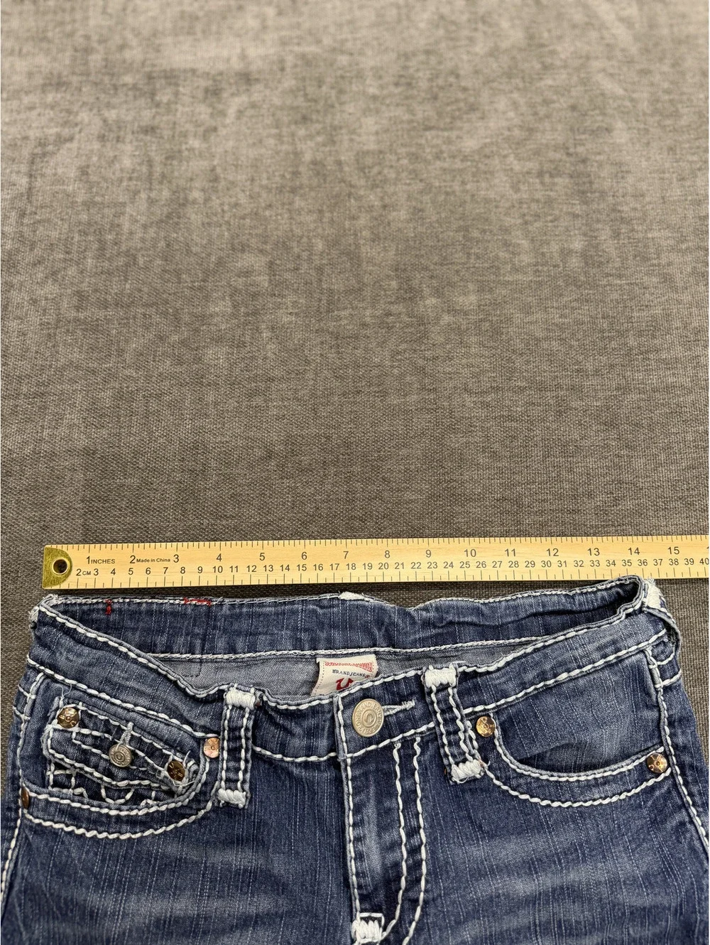 True Religion Brand Jeans Men's Size 30 Made in USA Blue Denim